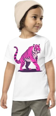 Danny Go!, Baby Toddler Boys, Tiger Island Pink Tiger Short Sleeve Tee in Kuwait