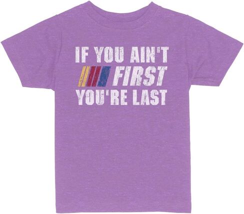 TeesAndTankYou If You Ain't First You're Last Toddler Kids T-Shirt in Kuwait