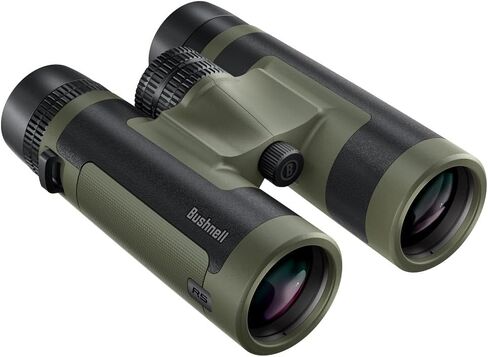 Bushnell R5 10x42 Binoculars - Waterproof, Dielectric Multi-Coated Optics with EXO Barrier Lens Protection for Long Range Viewing and Hunting, Includes Vault Lite Bino Chest Harness & Neck Strap in Kuwait