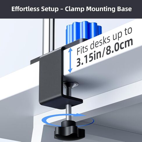 Andonstar AD208S-FA 4K HDMI Digital Microscope for Soldering 10.1" Screen | Articulating Boom Arm, 4K HDMI, 3840P UHD Video Audio Record, Electronic Microscope with Anti-Static Mat, 64GB Card in Kuwait