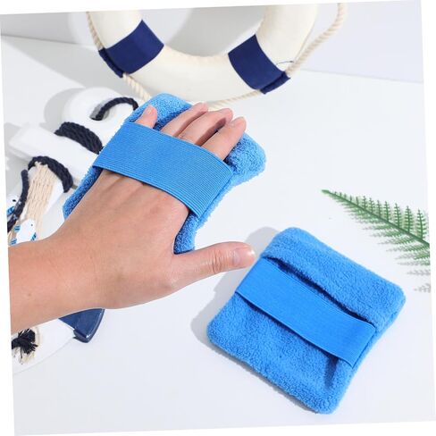 2pcs Beach Sand Bags Lightweight Portable Sand Removal Mitts for Effortless Cleaning Reusable Fleece Design for Family Beach Activities and Vacations in Kuwait