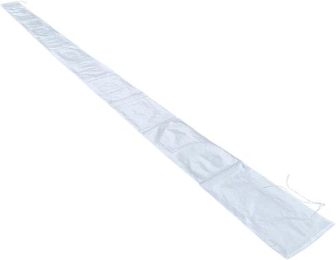 Sandbaggy 25 Ft Empty Tube Sandbags w/ UV Protection | Helps Build Earthbag Homes Faster | Sandbag Protects Homes & Businesses from Flooding | Military Grade | Similar to SuperAdobe Bags (25 ft (Pack of 25)) in Kuwait