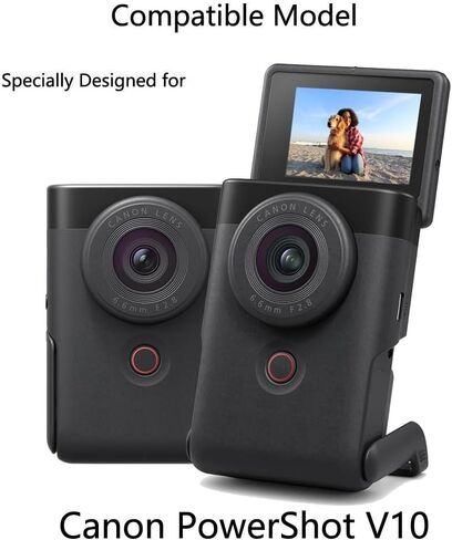 for Canon PowerShot V10 Screen Protector - [3 Pack] HD Tempered Glass Film [Anti-Fingerprint] [Anti-Scratch] [Bubble Free] [Case Friendly] Compatible for Canon PowerShot V10 Vlogging Camera in Kuwait