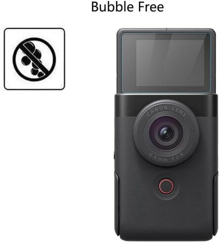 for Canon PowerShot V10 Screen Protector - [3 Pack] HD Tempered Glass Film [Anti-Fingerprint] [Anti-Scratch] [Bubble Free] [Case Friendly] Compatible for Canon PowerShot V10 Vlogging Camera in Kuwait