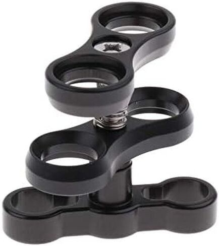 2 Pcs 1" Aluminum Ball Clamp Mount for Underwater Diving Light Arms Tray System, Photography Diving Camera in Kuwait