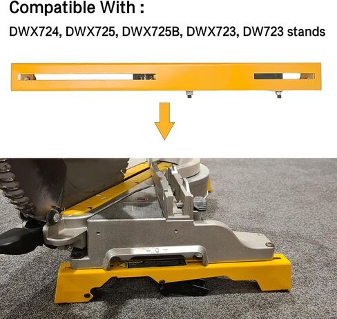 DW7231 Miter Saw Mounting Brackets for Dewalt Miter Saw Stand – Heavy Duty Replacement Brackets Compatible with DW723 DWX723 DWX725, Miter Saw Accessories 2-Pack in Kuwait