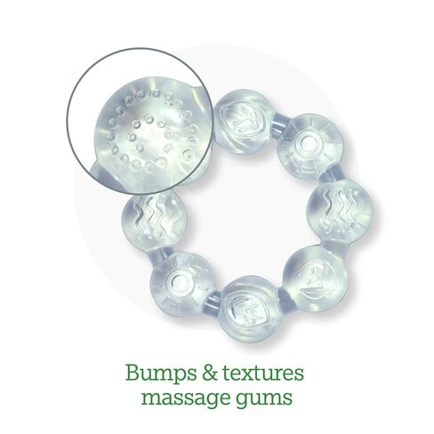 Green Sprouts Cool Ring Teether (2 Pack) Clear - 6mo+ in Kuwait