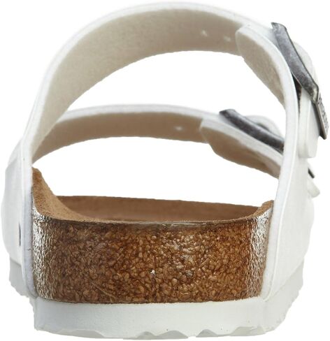 Birkenstock BIRK-552681 Arizona Patent Leather Sandal, White, 39 (US 6-6.5/US 8-8.5) in Kuwait