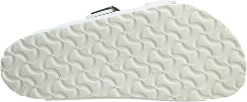 Birkenstock BIRK-552681 Arizona Patent Leather Sandal, White, 39 (US 6-6.5/US 8-8.5) in Kuwait