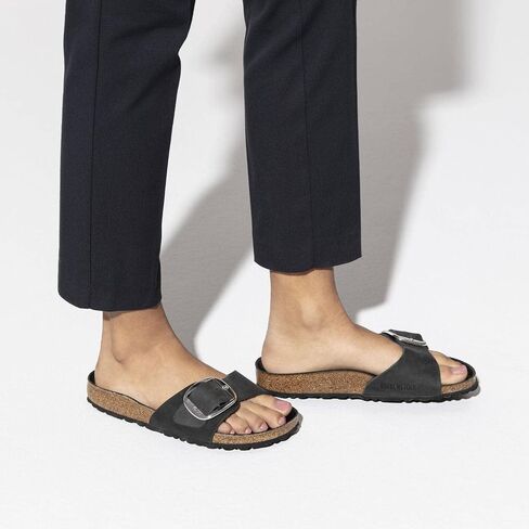 Birkenstock Madrid Big Buckle, Women’s Mules, Black (Noir), 4.5 UK (37 EU) in Kuwait