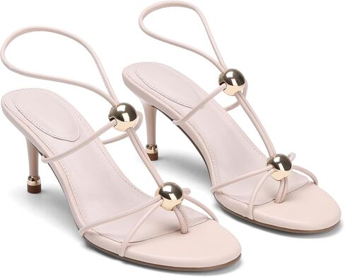 SaraIris Womens Black Kitten Heels Flip Flops Heeled Sandals - Strappy, Stiletto, Beach, Prom, Dress, Vacation, Summer in Kuwait