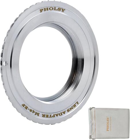 PHOLSY Lens Adapter Compatible with Canon FD FL Lens to Canon EF Camera | Only Macro Shots, Manual Focus with Aperture Lever, FL to EOS, FD to EF, Lens Converter in Kuwait