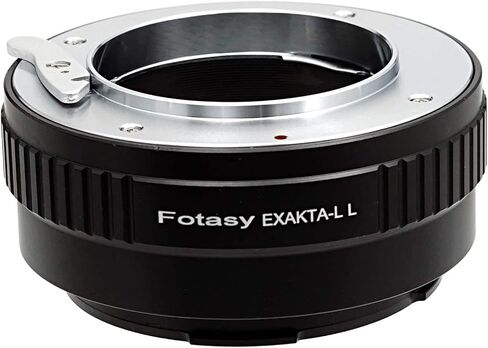 Fotasy Exakta Lens to L Mount Adapter, Copper, Exakta L Adapter, Compatible with Exakta/Auto Topcon Lense Panasonic S1 S1H S1R S4 S5 Leica SL SL2 TL2 TL Leica T Sigma fp fp L Mirrorless Camera in Kuwait