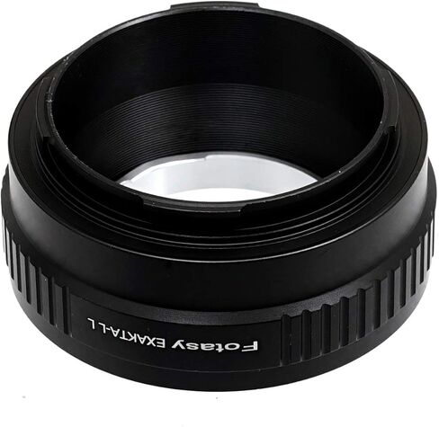 Fotasy Exakta Lens to L Mount Adapter, Copper, Exakta L Adapter, Compatible with Exakta/Auto Topcon Lense Panasonic S1 S1H S1R S4 S5 Leica SL SL2 TL2 TL Leica T Sigma fp fp L Mirrorless Camera in Kuwait