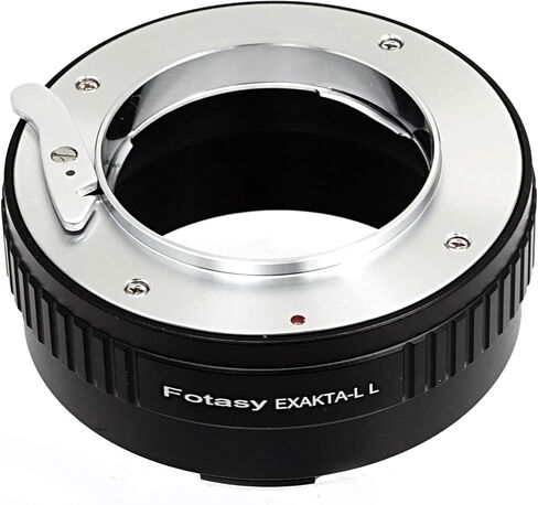 Fotasy Exakta Lens to L Mount Adapter, Copper, Exakta L Adapter, Compatible with Exakta/Auto Topcon Lense Panasonic S1 S1H S1R S4 S5 Leica SL SL2 TL2 TL Leica T Sigma fp fp L Mirrorless Camera in Kuwait