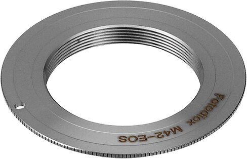 Fotodiox Pro Lens Mount Adapter Compatible with M42 Type 1 Screw Mount SLR Lens to Canon EOS (EF, EF-S) Mount D/SLR Camera Body - with Gen10 Focus Confirmation Chip in Kuwait