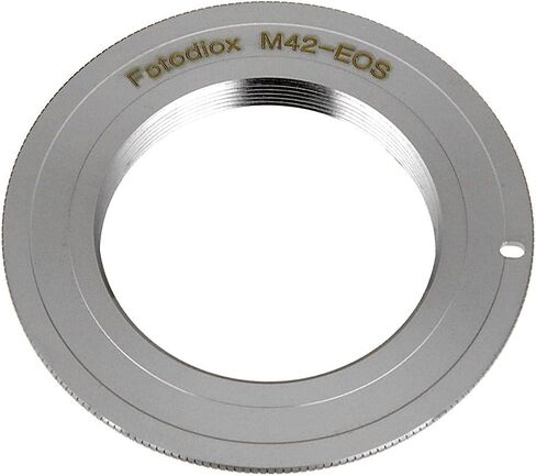 Fotodiox Pro Lens Mount Adapter Compatible with M42 Type 1 Screw Mount SLR Lens to Canon EOS (EF, EF-S) Mount D/SLR Camera Body - with Gen10 Focus Confirmation Chip in Kuwait