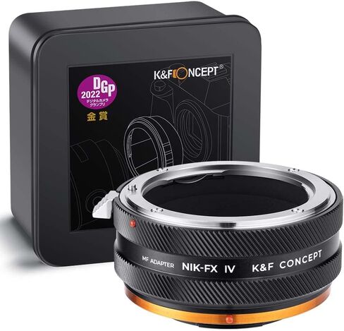 K&F Concept IV PRO NIK-FX Lens Mount Adapter Compatible with Nikon F Series Lens to Fuji X-Series X FX Mount Cameras with Matting Varnish Design in Kuwait