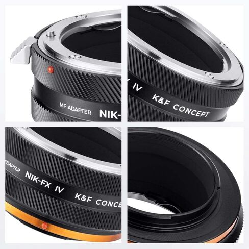 K&F Concept IV PRO NIK-FX Lens Mount Adapter Compatible with Nikon F Series Lens to Fuji X-Series X FX Mount Cameras with Matting Varnish Design in Kuwait