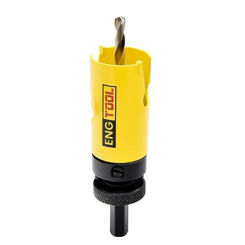 MaxTool 1-1/2" TCT Hole Saw Set 38mm Carbide Tip Holesaw 2.0" Deep 7/16" Hex Shank w Pilot Drill 4-Piece for Tough Abrasive Material; CT00Y57R132EA in Kuwait