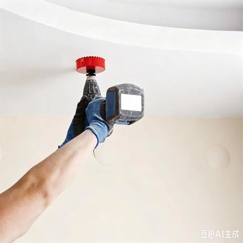 6-1/4" Carbide Grit Hole Saw for 6" Recessed Lights, Drywall, Stucco, Plaster & Cement Board | 1-1/2" Cutting Depth, 1/3" Shank Arbor Included in Kuwait