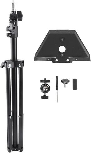 Aramox Adjustable Rectangular Satellite Tripod Stand, Aluminum Alloy for Telescoping Mount 20 to 51 Inches for Outdoor and Indoor Use in Kuwait