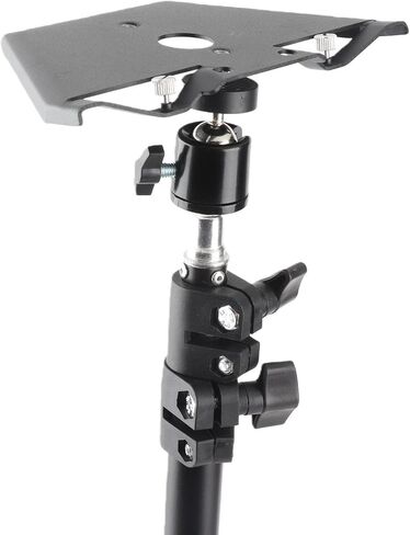 Aramox Adjustable Rectangular Satellite Tripod Stand, Aluminum Alloy for Telescoping Mount 20 to 51 Inches for Outdoor and Indoor Use in Kuwait