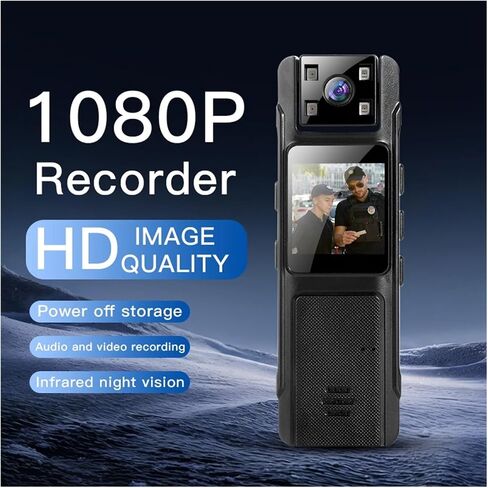 Wearable WiFi Mini Police Sports Body Video Camera | 1080P WiFi Wearable Body Cam Infrared Night Vision Sports DV Recorder(NO WIFI version) in Kuwait