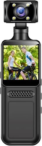 4K WiFi Wearable Mini Sports Body Camera | 4K WiFi Mini Body Cam Night Vision Portable Bike Sports Video Recorder(64GB) in Kuwait