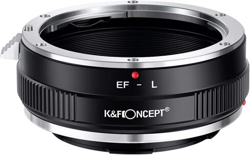 K&F Concept Lens Mount Adapter EOS-L Manual Focus Compatible with Canon (EF/EF-S) Lens to L Mount Camera Body in Kuwait