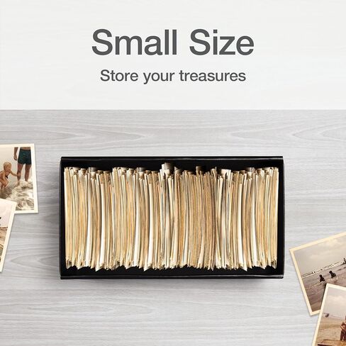 Oxford Keepsake Box, Protective Storage Box, Home and Office Organizer, Photo Storage Box, Souvenir Organizer, Small, 6" x 12" x 4 1/4" (41789) in Kuwait