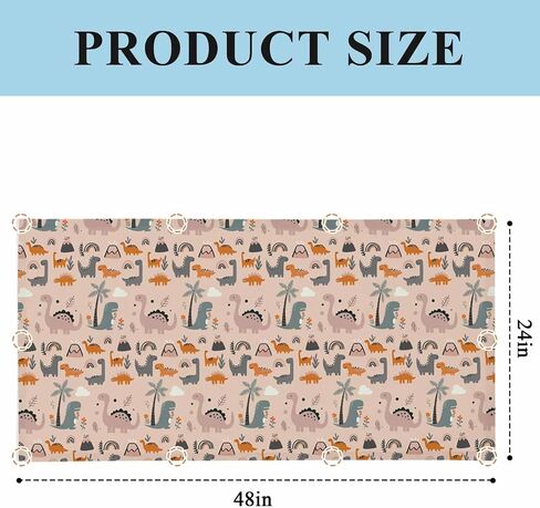 Cartoon Animals Magnetic Fluorescent Light Covers for Ceiling Lights 2x4 Ft,Funny Dinosaur Tropical Plants Orange Pink Office Classroom Kitchen Drop Ceiling Light Covers Filters Shade Panel 2 Packs in Kuwait