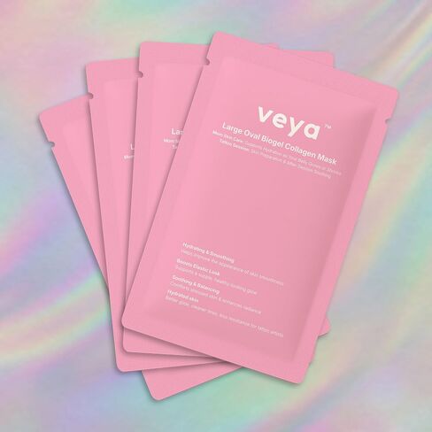 VEYA Biogel Collagen Belly Mask for Pregnancy & Postpartum - Hydrating Sheet Mask for Maternity Skincare, Sensitive Skin - Moisturizing Belly Care (Pack of 1) in Kuwait
