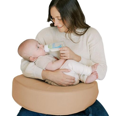Dr. Brown's Bottle Feeding and Nursing Lap Support Pillow with Cover, U-Shaped Premium Memory Foam, Responsive Firm Support, Gentle Beige in Kuwait