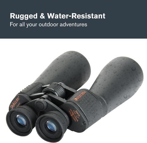 Celestron SkyMaster 25x70 Binoculars for Astronomy, Long-Range & Wildlife | Exceptional Long-Range Detail, Astronomy & Wildlife or Land Viewing, Multi-Coated BaK-4 Optics, Tripod Adapter Included in Kuwait