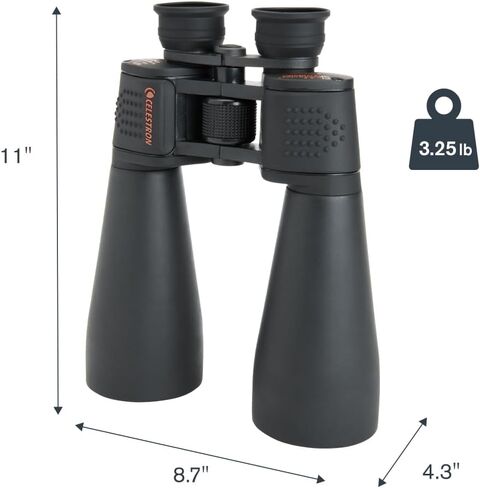 Celestron SkyMaster 25x70 Binoculars for Astronomy, Long-Range & Wildlife | Exceptional Long-Range Detail, Astronomy & Wildlife or Land Viewing, Multi-Coated BaK-4 Optics, Tripod Adapter Included in Kuwait