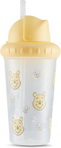 Disney Toddler Sippy Cups for Boys and Girls | 10 Ounce Sippy Cup Pack of Two with Straw and Lid | Durable Leak Proof Travel Water Bottle for Toddlers in Kuwait