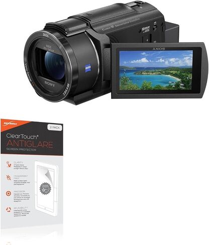 BoxWave Screen Protector Compatible with Sony FDR-AX43 - ClearTouch Anti-Glare (2-Pack), Anti-Fingerprint Matte Film Skin in Kuwait