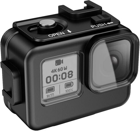Sea frogs Aluminum Alloy Waterproof Action Camera Housing for GoPro Hero 13/12/11/10/9 Housing Case Underwater Waterproof Case Shockproof & Pressure-Resistant (Water Depth 60M / 195FT) in Kuwait
