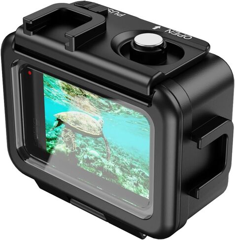 Sea frogs Aluminum Alloy Waterproof Action Camera Housing for GoPro Hero 13/12/11/10/9 Housing Case Underwater Waterproof Case Shockproof & Pressure-Resistant (Water Depth 60M / 195FT) in Kuwait