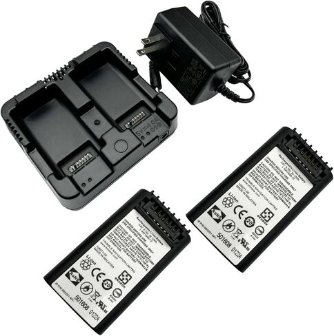 2 Pack Replacement Batteries & 1 Pack Charger for DPL-322 Total Station, for Nikon NIVO 5M/5C 3M/3C 2M/2C M/C Battery Charger Set in Kuwait