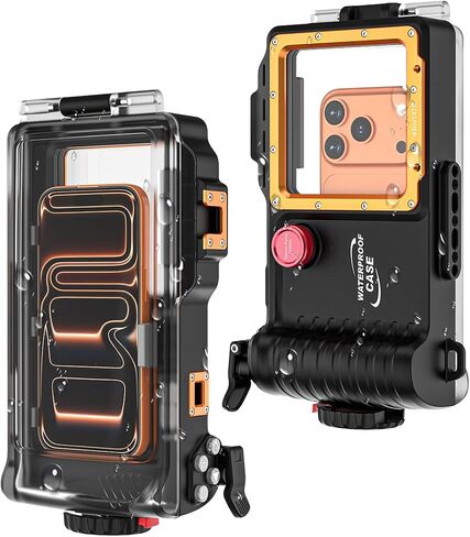 AICase Professional Diving Phone Case 147ft/45m for Diving Swimming Snorkeling,Access Camera Controls Waterproof Housing for Photo & Video for iPhone/Samsung Galaxy/xiaomi/Google Pixel and Most Phones in Kuwait