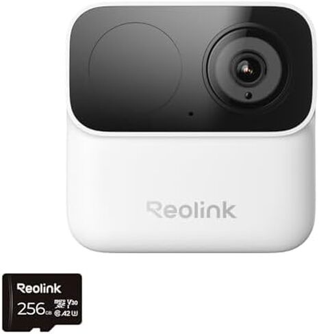 REOLINK Argus MagiCam + 256GB SD Card, Security Cameras Wireless Outdoor, AI Person Detection, Magnetic Mount, 9-Month Battery Life, 1080p Night Vision Indoor Camera, Dual-Band 2.4/5GHz WiFi in Kuwait