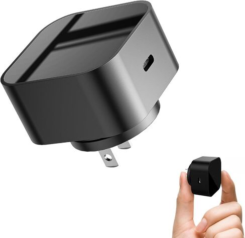 Hidden Camera USB Charger - Spy Camera Phone Charger Cameras- Mini Wireless Hidden Cam - Motion Detection - Night Vision - Free App Control - Indoor Home Security in Kuwait
