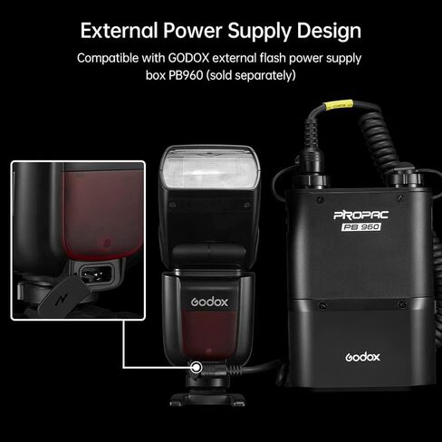 Godox TT685II-N TTL GN60 Speedlite Camera Flash HSS 1/8000s for Nikon | Compatible with Nikon DSLR. Recycles in 2.6s, 330 Flashes, i-TTL auto flash, hot shoe mount, 2.4G wireless X system in Kuwait