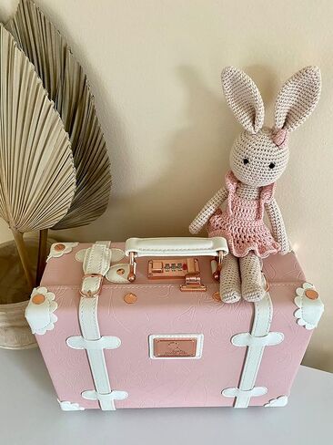 Personalized Baby Keepsake Box, Suitcase, Trunk, Memento Box by Daisy Fields. Handmade & Hand-crafted in Kuwait