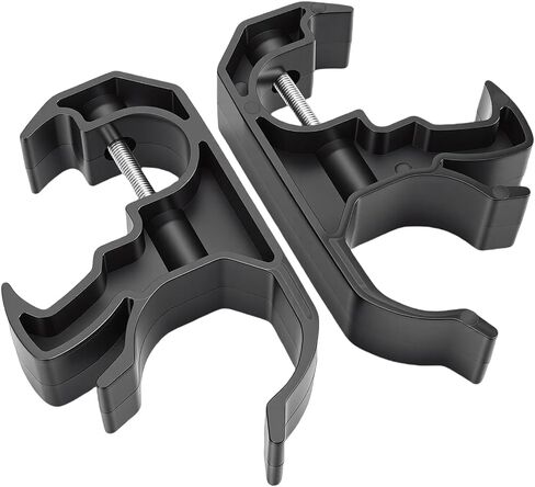 RiToEasysports Flashlight Mounting Bracket, ABS Flashlight Holder Mount, No Drill Easy Install, Black 2PCS, Quick Access Stable Fit for Unlimited 4 Door JL 2018 2025 in Kuwait