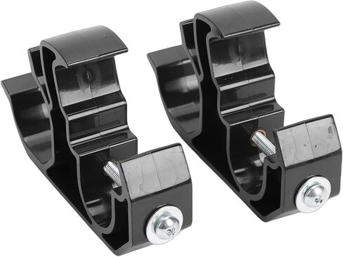 RiToEasysports Flashlight Mounting Bracket, ABS Flashlight Holder Mount, No Drill Easy Install, Black 2PCS, Quick Access Stable Fit for Unlimited 4 Door JL 2018 2025 in Kuwait