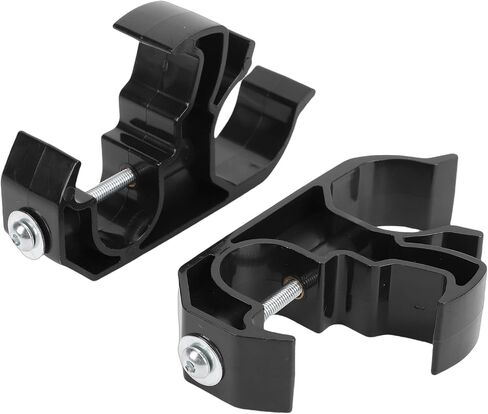RiToEasysports Flashlight Mounting Bracket, ABS Flashlight Holder Mount, No Drill Easy Install, Black 2PCS, Quick Access Stable Fit for Unlimited 4 Door JL 2018 2025 in Kuwait
