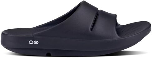 OOFOS Women's OOahh Recovery Slide Sandal - Black in Kuwait